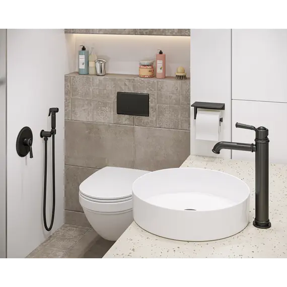 Смеситель встроенный с гигиеническим душем Timo Arisa 5309/03SM