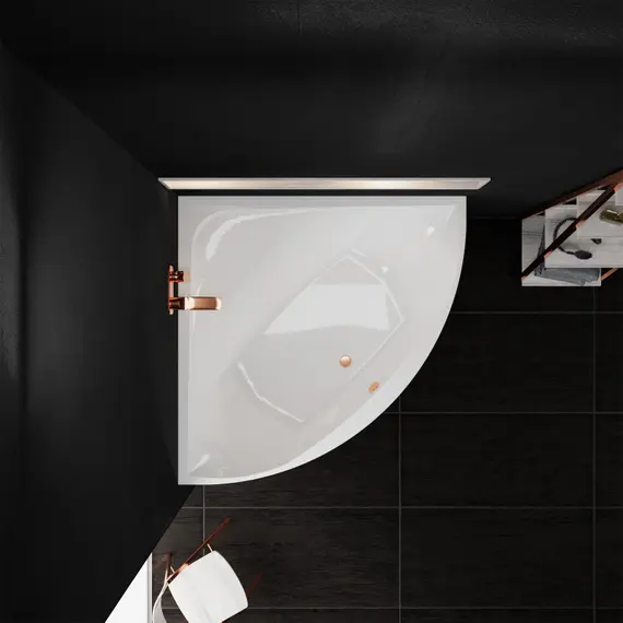 Ванна  акриловая угловая Vayer Boomerang