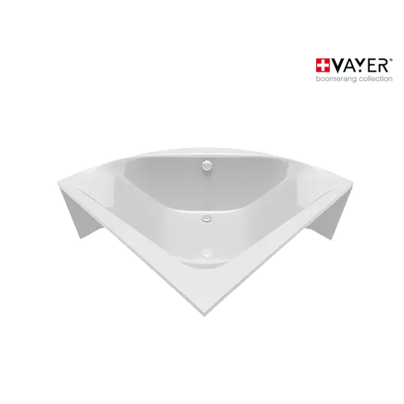 Ванна  акриловая угловая Vayer Boomerang