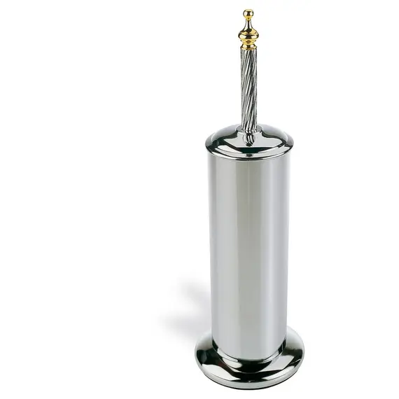 Stil Haus Giunone  напольный металлический ёрш   хром - золото