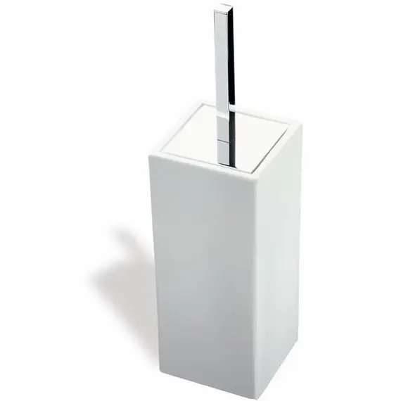 Stil Haus Urania  напольный керамический ёрш   чёрный матовый - белая керамика