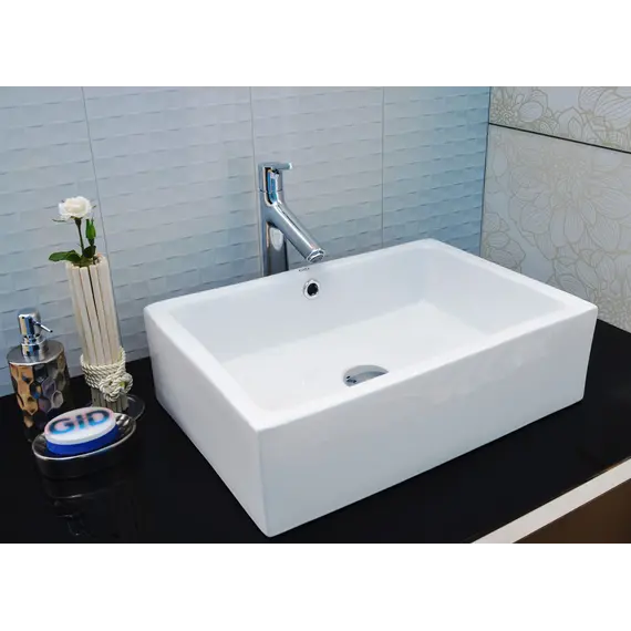 Накладная белая раковина для ванной Gid N9129