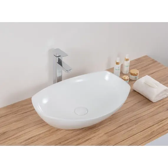 Накладная белая раковина для ванной Gid N9137