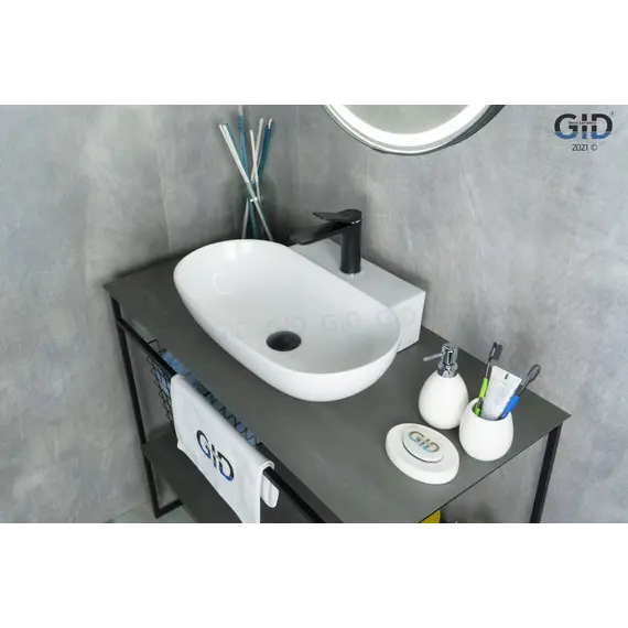 Накладная белая раковина для ванной Gid N9234