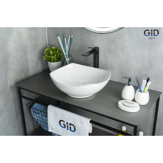 Накладная белая раковина для ванной Gid N9412