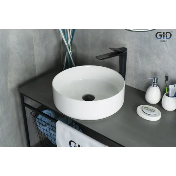 Накладная белая раковина для ванной Gid N9424