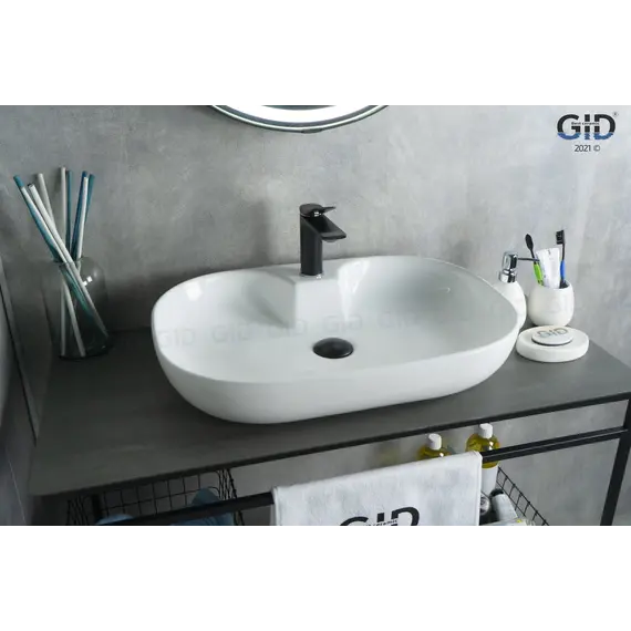 Накладная белая раковина для ванной Gid N9446b