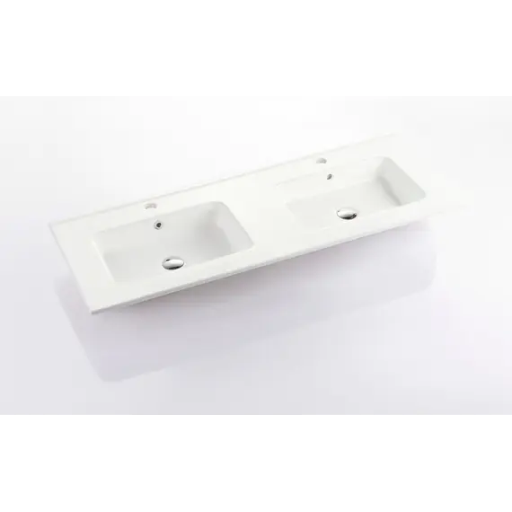 Встраиваемая сверху белая раковина для ванной Gid 90120S