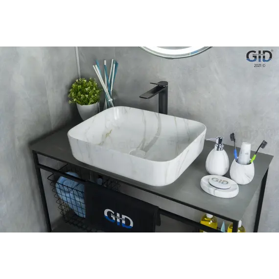 Накладная раковина для ванной под камень Gid Mnc190