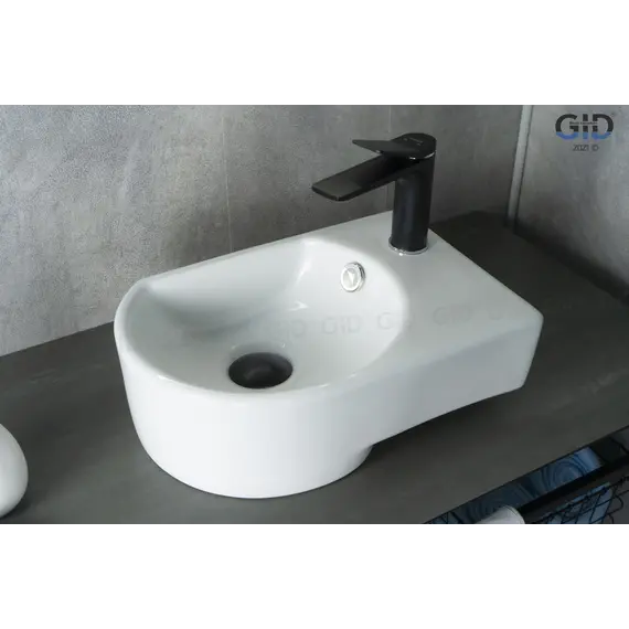 Подвесная белая раковина для ванной  Gid N9273L