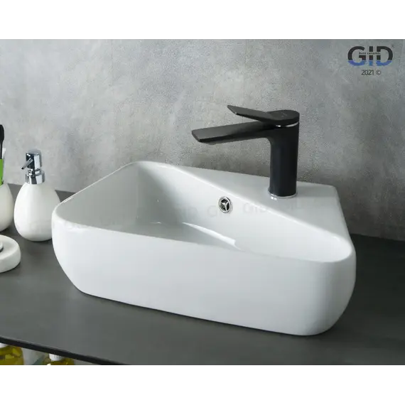 Подвесная белая раковина для ванной  Gid N9275L