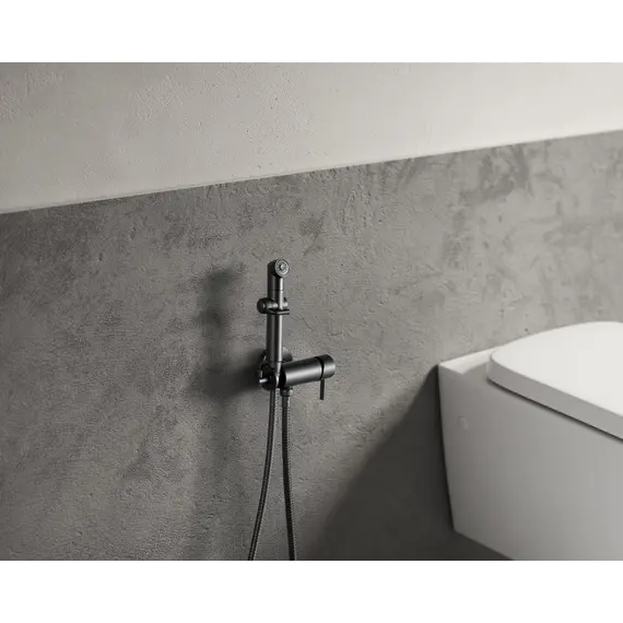 Смеситель Lemark Solo LM7166BL с гигиеническим душем, встраиваемый