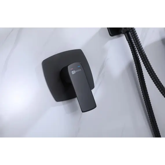 Смеситель Lemark Ursus LM7219BL с гигиеническим душем, встраиваемый