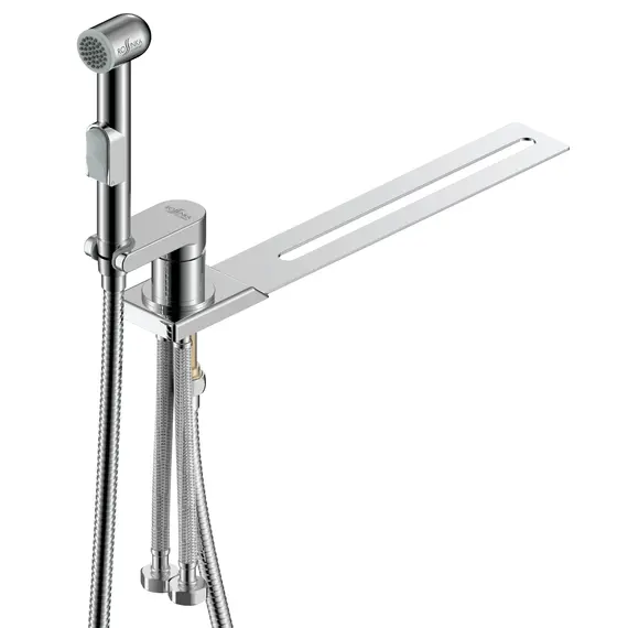 Смеситель с гигиеническим душем X25-56 ROSSINKA  с установкой на унитаз