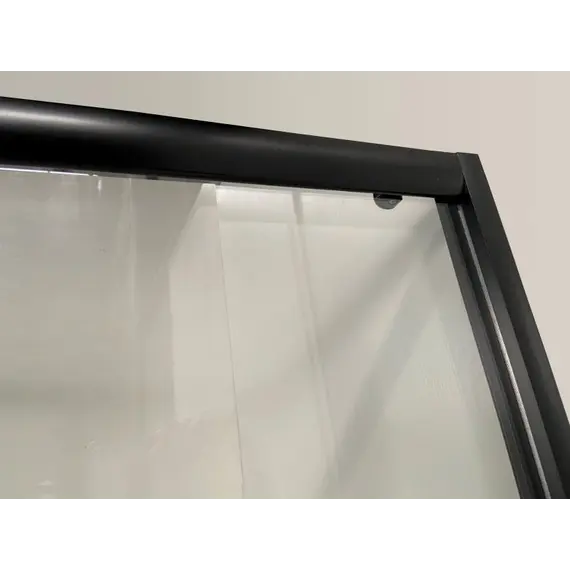 Душевой уголок Niagara Eco BLACK  низкий поддон, стекло МОЗАИКА