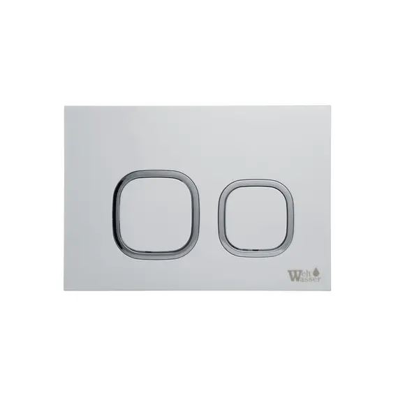 Кнопка для инсталляции WeltWasser AMBERG  RD-WT белая