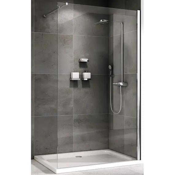 Душевая перегородка ABBER Immer Offen, хром профиль