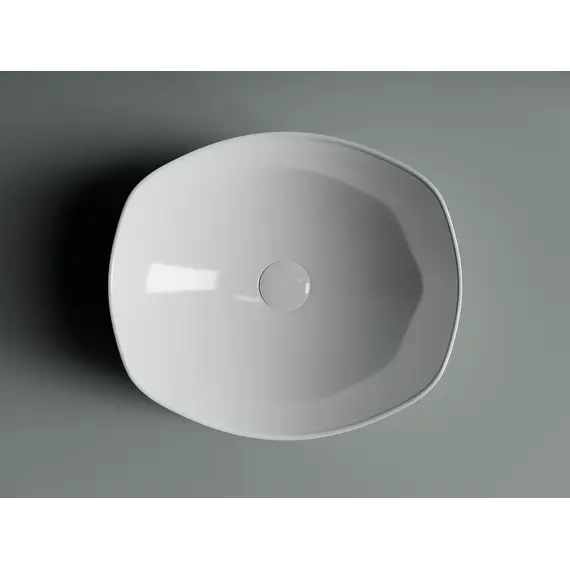 Умывальник чаша накладная овальная Element 420*385*145мм CN5017