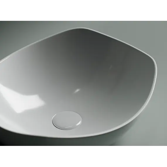 Умывальник чаша накладная овальная Element 420*385*145мм CN5017