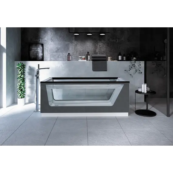 Ванна  AIMA NEO 170*75 2 стекла (принт бетон)