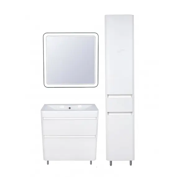 Тумба напольная с раковиной Style Line Атлантика белый