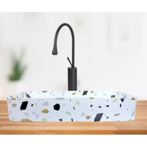 Накладная раковина Bronze De Luxe  Терраццо