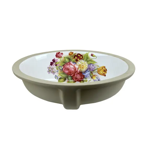 Накладная раковина Bronze De Luxe  Alsace встраиваемая под столешницу