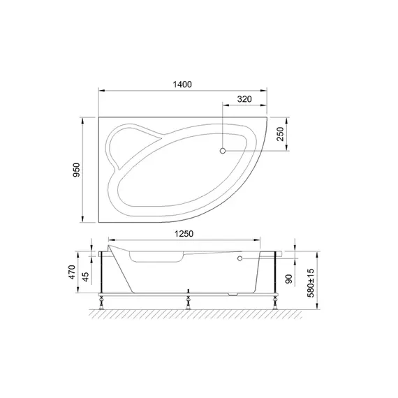 Акриловая ванна Royal Bath  ALPINE