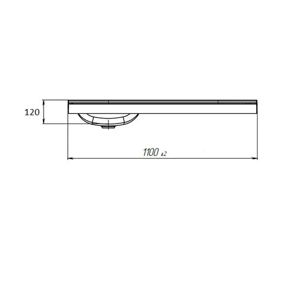 Раковина 1Marka Wash 110 Polytitan