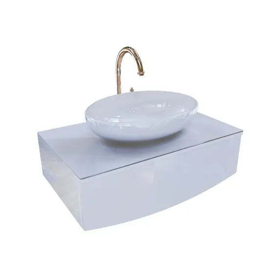 Тумба без раковины 1Marka Nega 60П/80П 1в.ящ белый