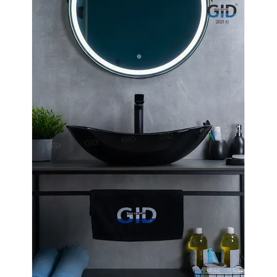 Накладная раковина для ванной Gid BL9811 черная глянцевая