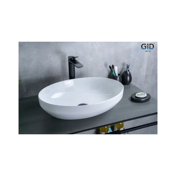 Накладная раковина для ванной Gid D1469 белая