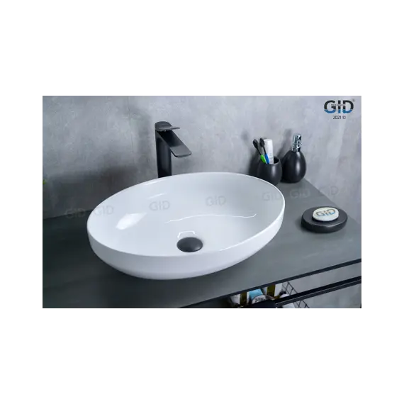 Накладная раковина для ванной Gid D1469 белая