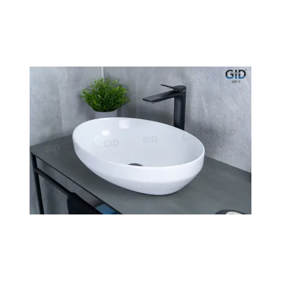 Накладная раковина для ванной Gid D1469 белая