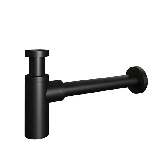 Сифон для раковины Gid G-74BL черный матовый