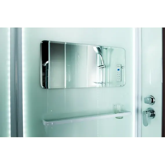 Душевая кабина Esbano ES-L115CR  L/R с крышей и LED освещением 85х115