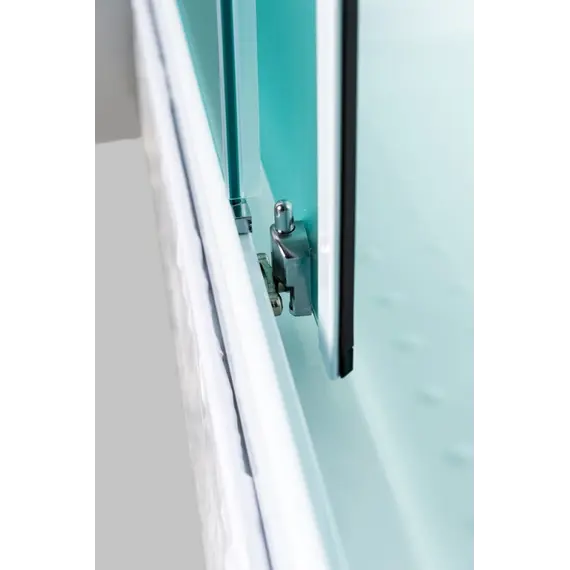 Душевая кабина квадратная с крышей и LED освещением ESBANO-ES-L90/100CKR