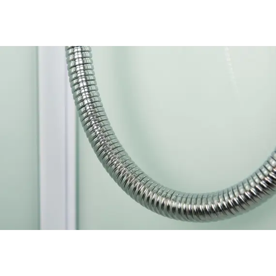 Душевая кабина Esbano ESW-90CR/100CR четверть круга с прозрач.стекло, белый профиль