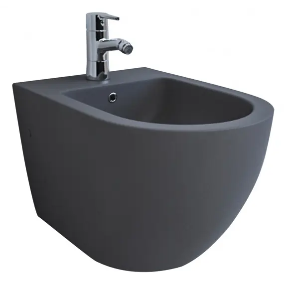 Биде подвесное ESBANO GARCIA серый, 55x37x33 см