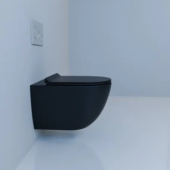 Унитаз подвесной ESBANO FORTEX (Черный матовый)