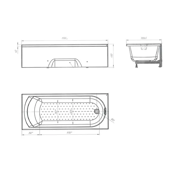 Ванна Poseidon Lily