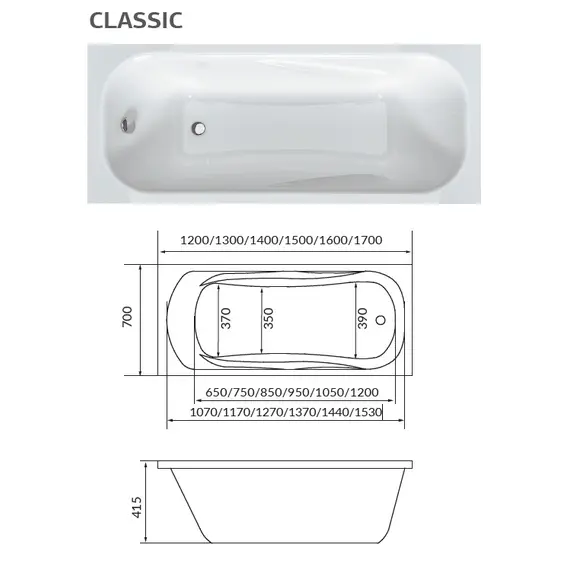 Ванна 1Marka CLASSIC