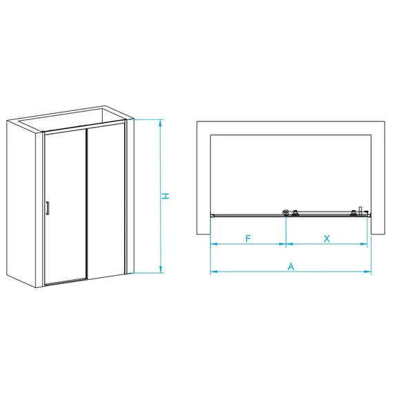 Душевая дверь RGW PA-017B