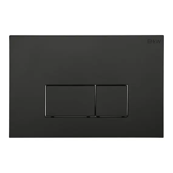 Клавиша смыва Black&White WPI-09542 черный матовый