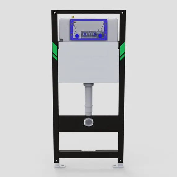 Инсталляция Black&White WI -0900 для подвесных унитазов без кнопки