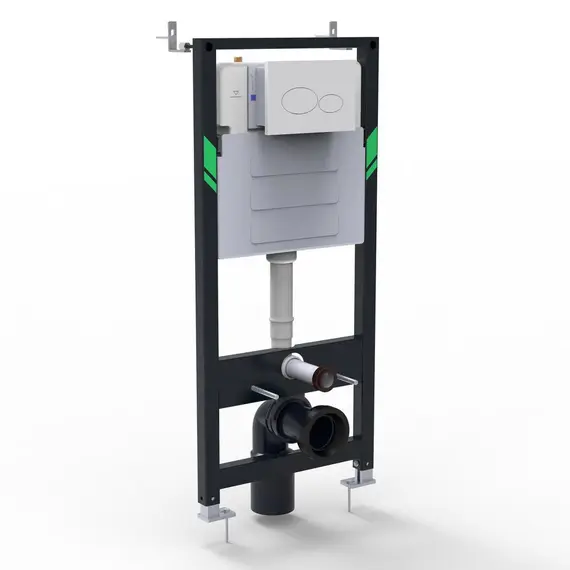 Инсталляция Black&White WI -0900 для подвесных унитазов без кнопки