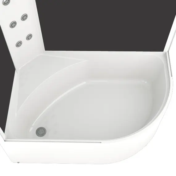 Душевая кабина DOMANI-Spa Delight 128 высокий поддон тонированное стекло 120х80 см