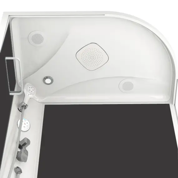 Душевая кабина DOMANI-Spa Delight 128 высокий поддон тонированное стекло 120х80 см