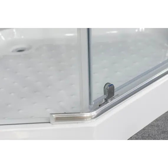 Душевое  ограждение  NG-6605-08  трапеция, дверь распашная, без поддона 90*90