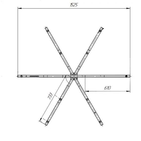 Рама с комплектующими "OMEGA New" 180*180